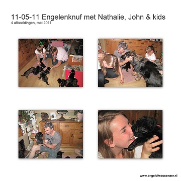 Engelenknuffels met Nathalie, John en hun dochters Robin & Myrthe